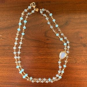 Banana Republic Blue Beaded Necklace